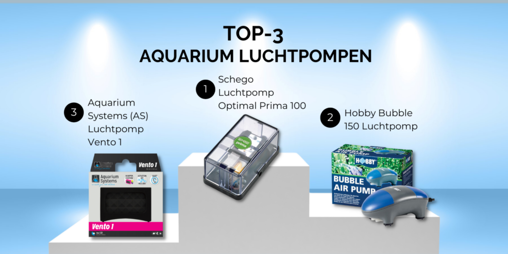 top 3 aquarium luchtpomp